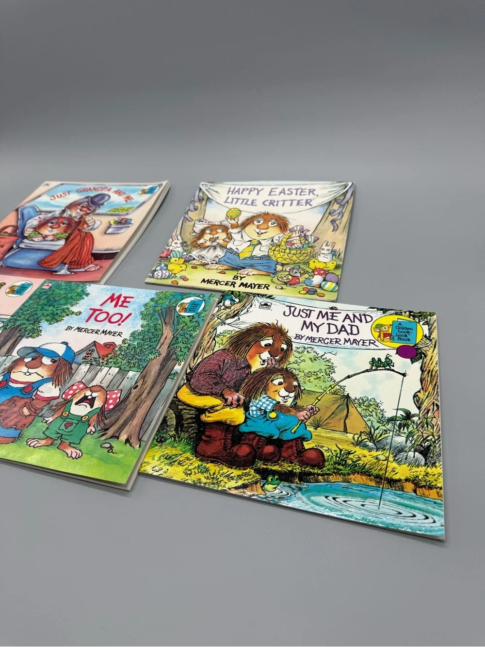 Little Critter Kids Book Set - Colorful Green & Blue Covers. 5 Books